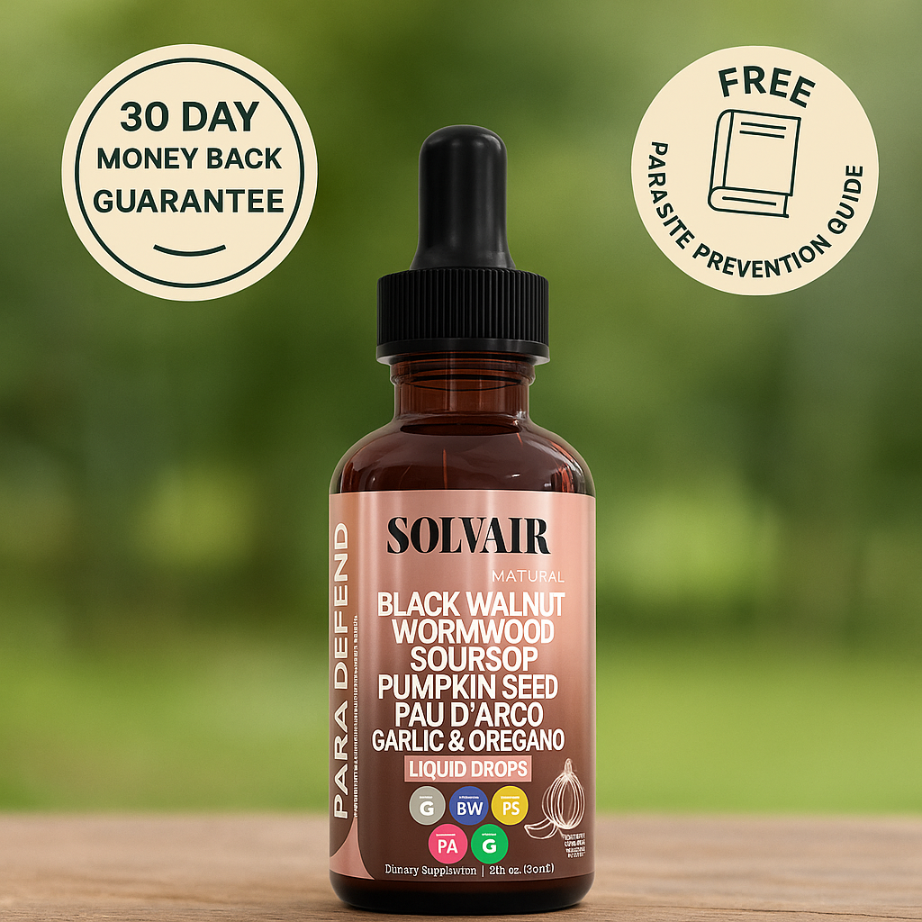Solvair® Natural Wormwood Black Walnut Parasite Detox