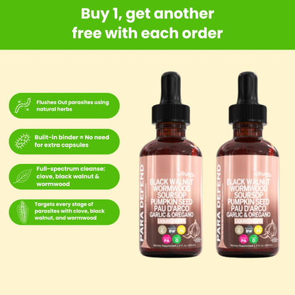 Solvair® Natural Wormwood Black Walnut Parasite Detox